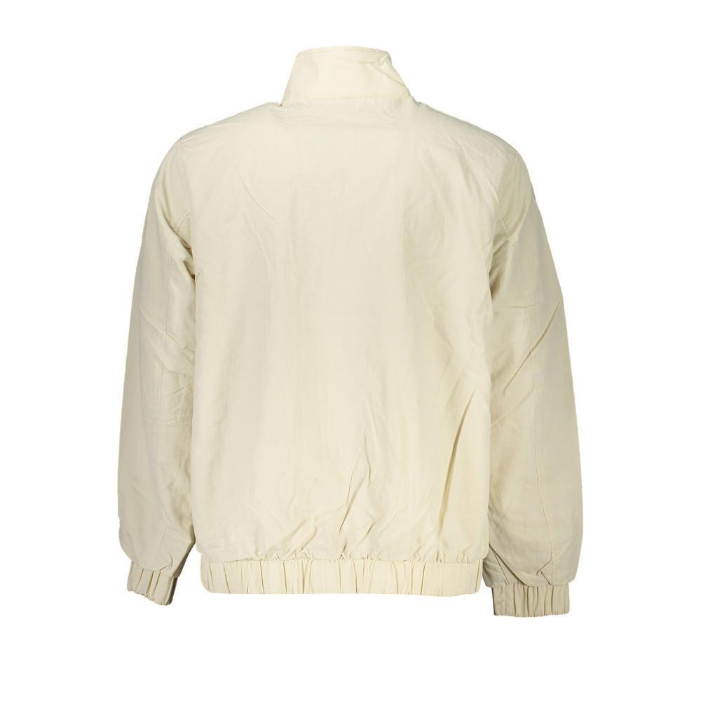 Tommy Hilfiger – Langärmlige Jacke aus recyceltem Material in Beige