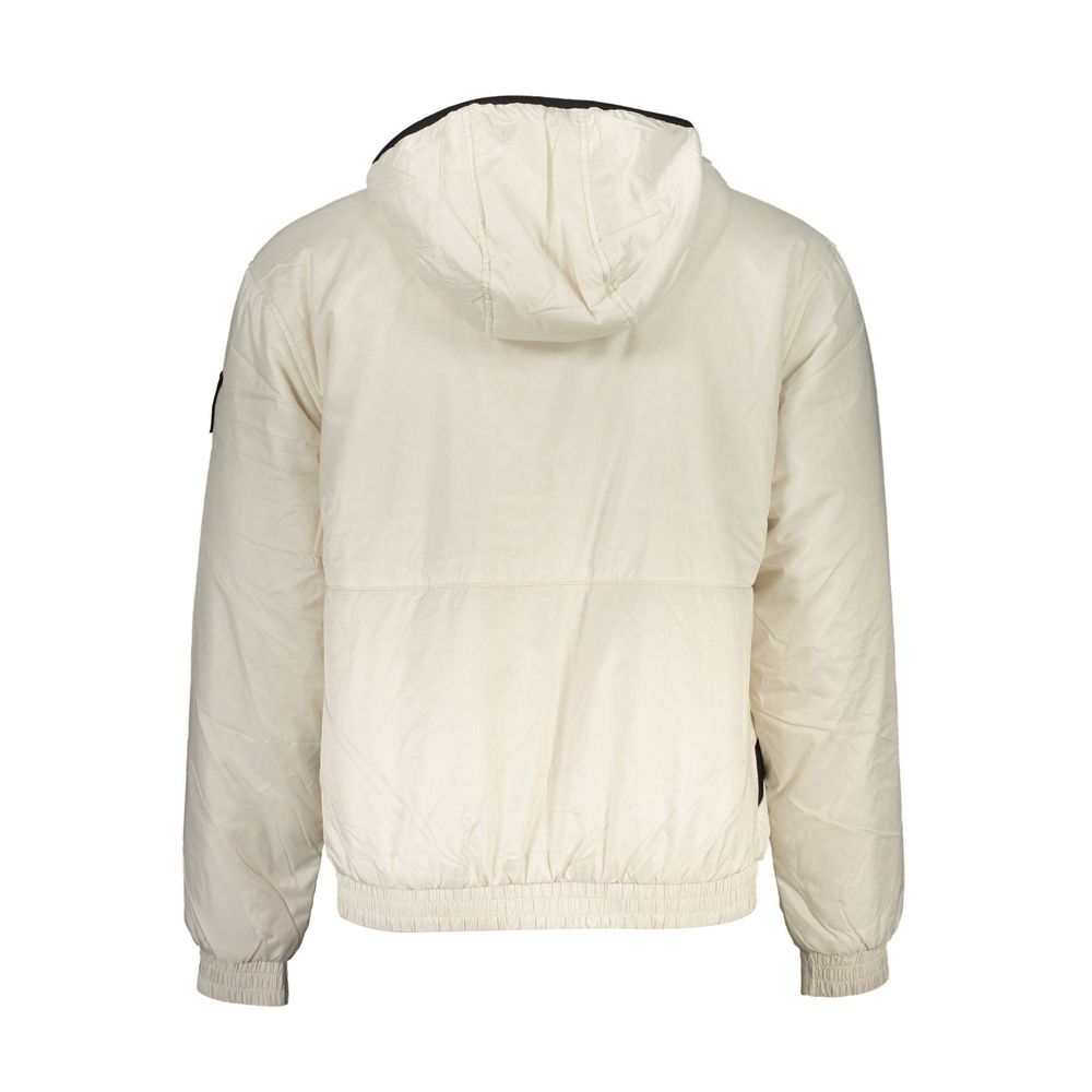 Calvin Klein Elegante beige Kapuzenjacke – Zeitlose Oberbekleidung