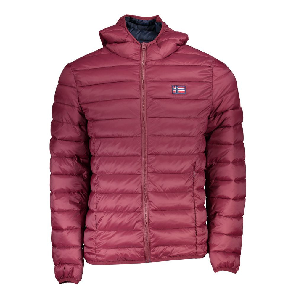 Norwegen 1963 Schicke rosa Kapuzenjacke mit einzigartiger Applikation