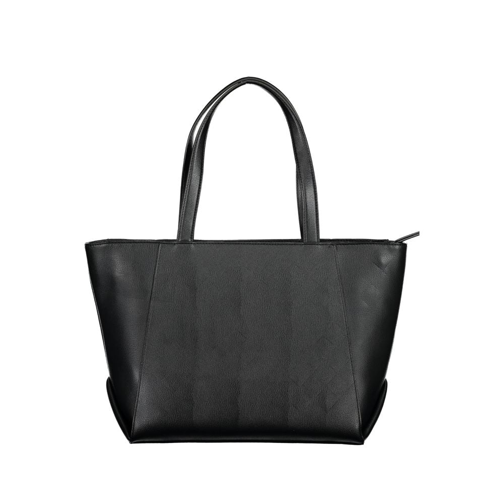 Geantă de mână Calvin Klein neagră din polietilenă