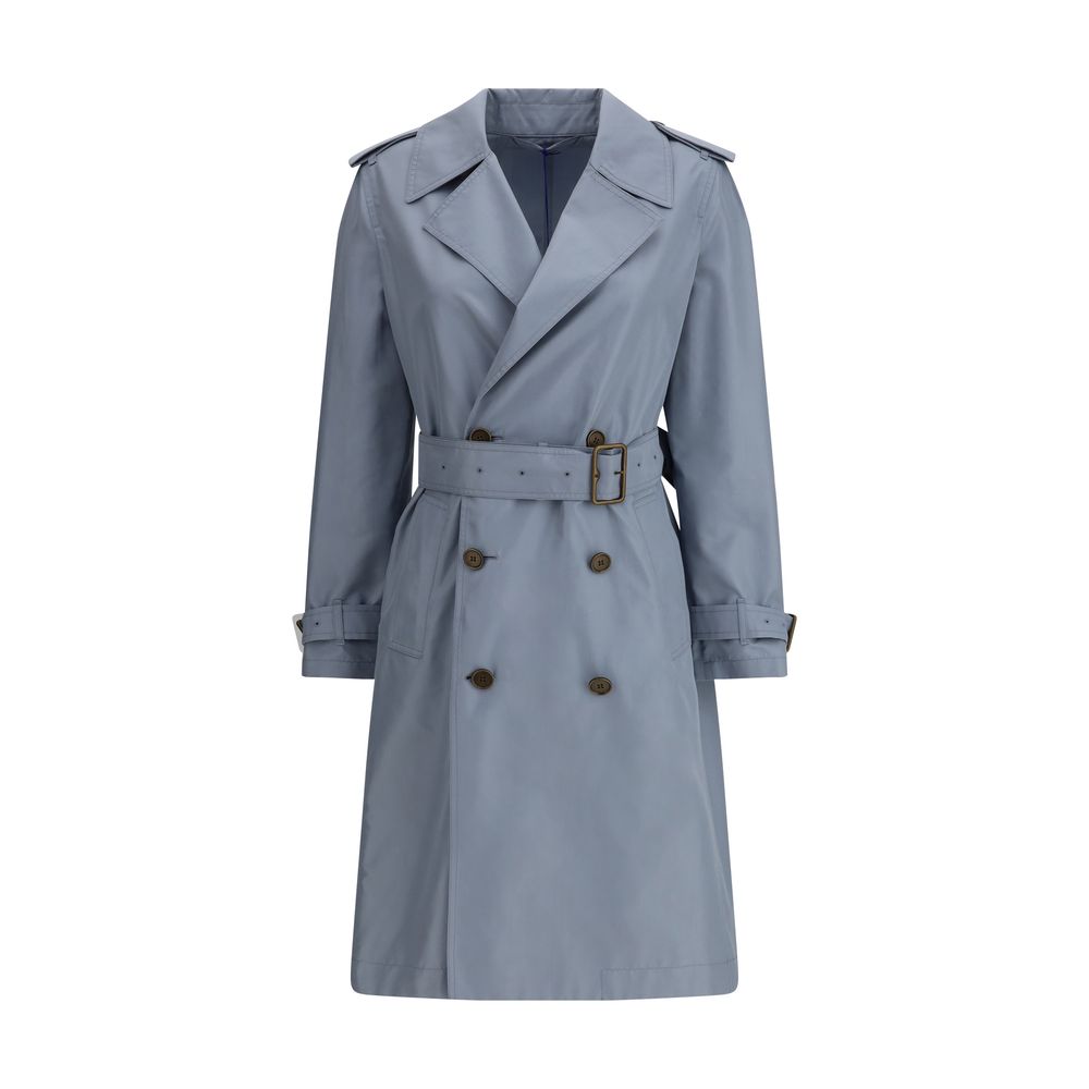 Burberry Langer Trenchcoat aus Seide