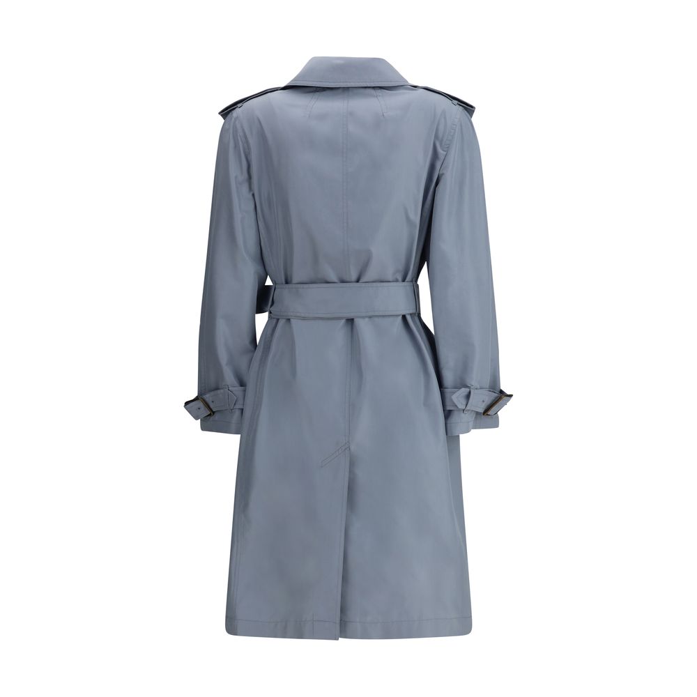 Burberry Langer Trenchcoat aus Seide
