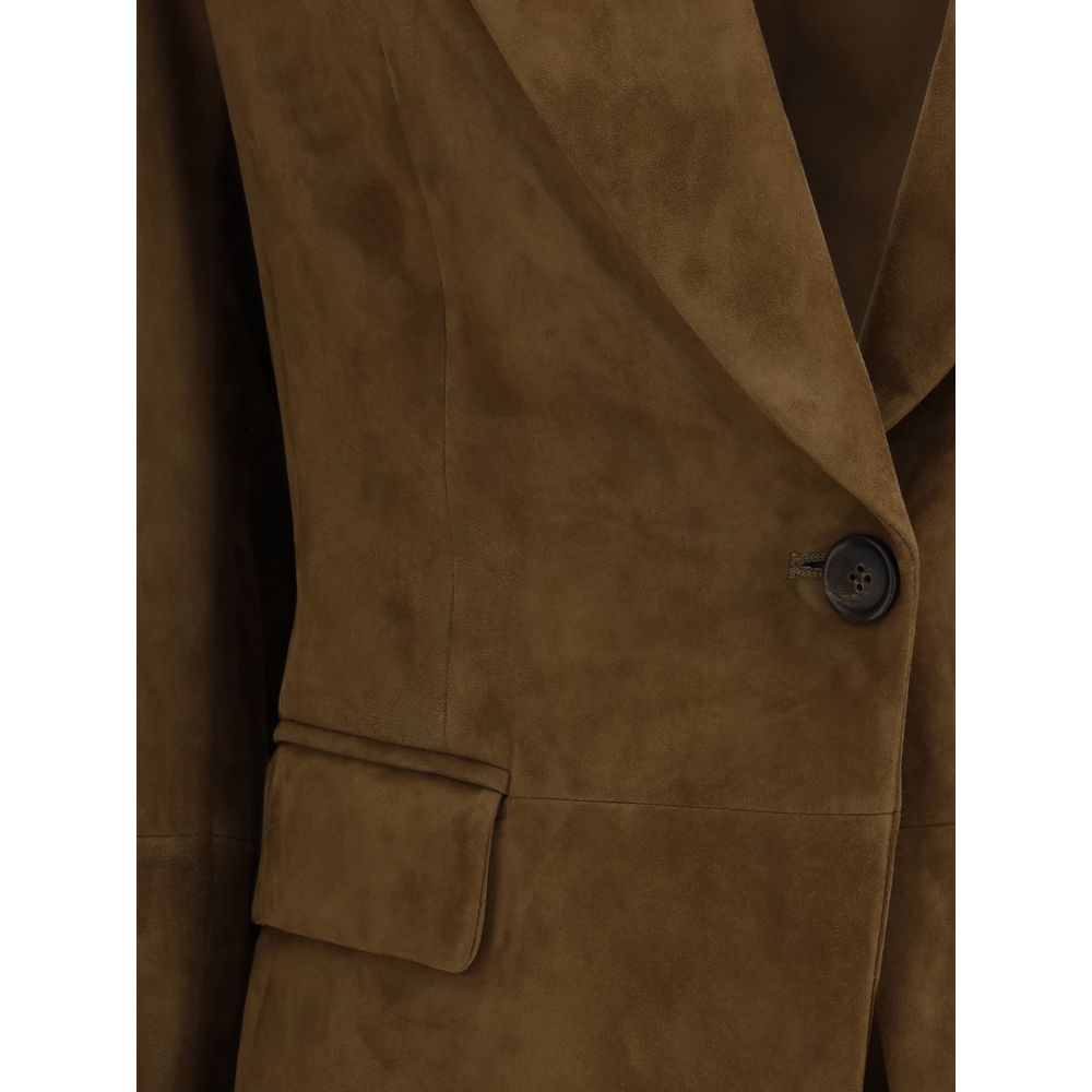 Brunello Cucinelli Wildlederjacke
