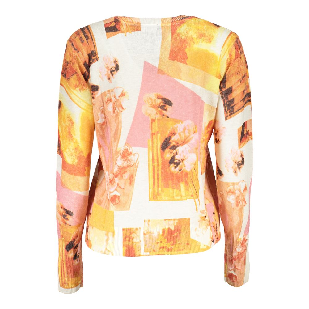 Desigual Pullover mit hohem Kragen und Kontrastdetails