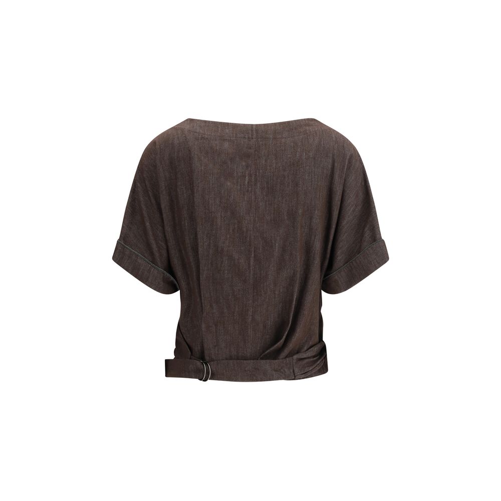 Brunello Cucinelli Portemonnaie-Bluse