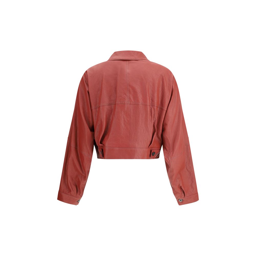Brunello Cucinelli Lederjacke