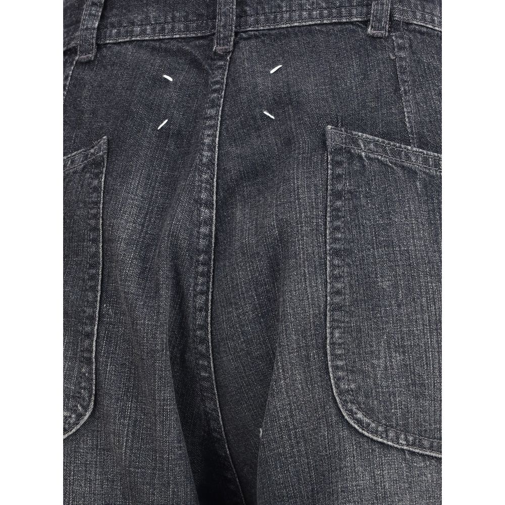 Blugi Margiela cu picior lat