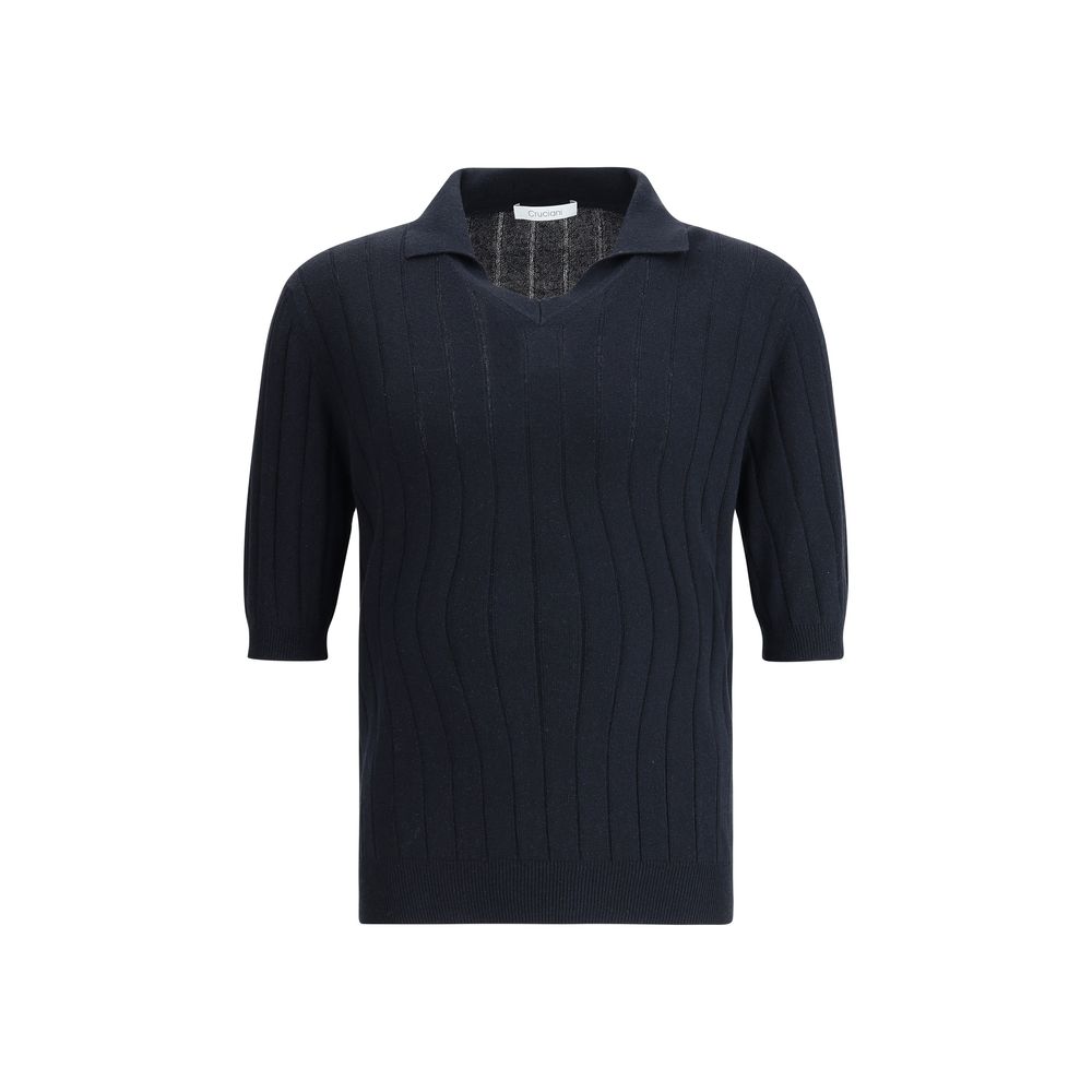 Cruciani Seiden-Poloshirt