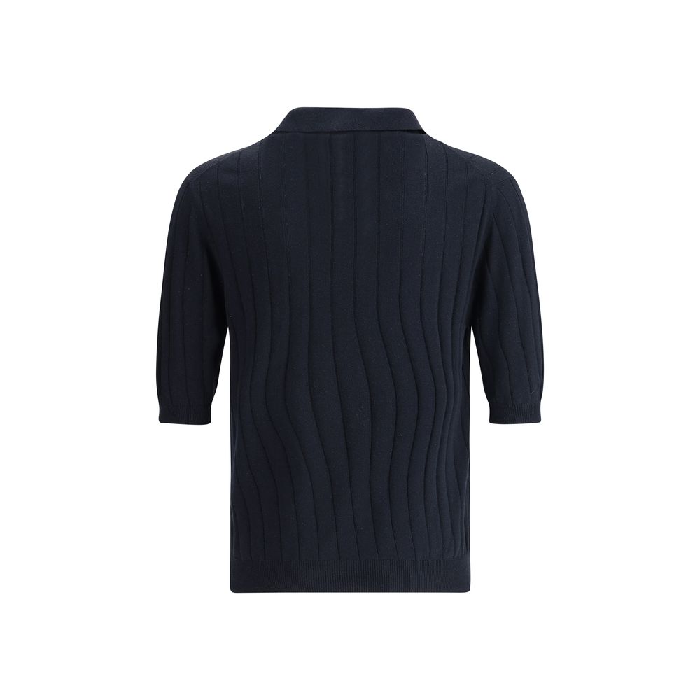 Cruciani Seiden-Poloshirt