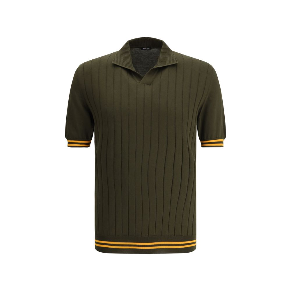 Kiton Ribbed Polo Shirt