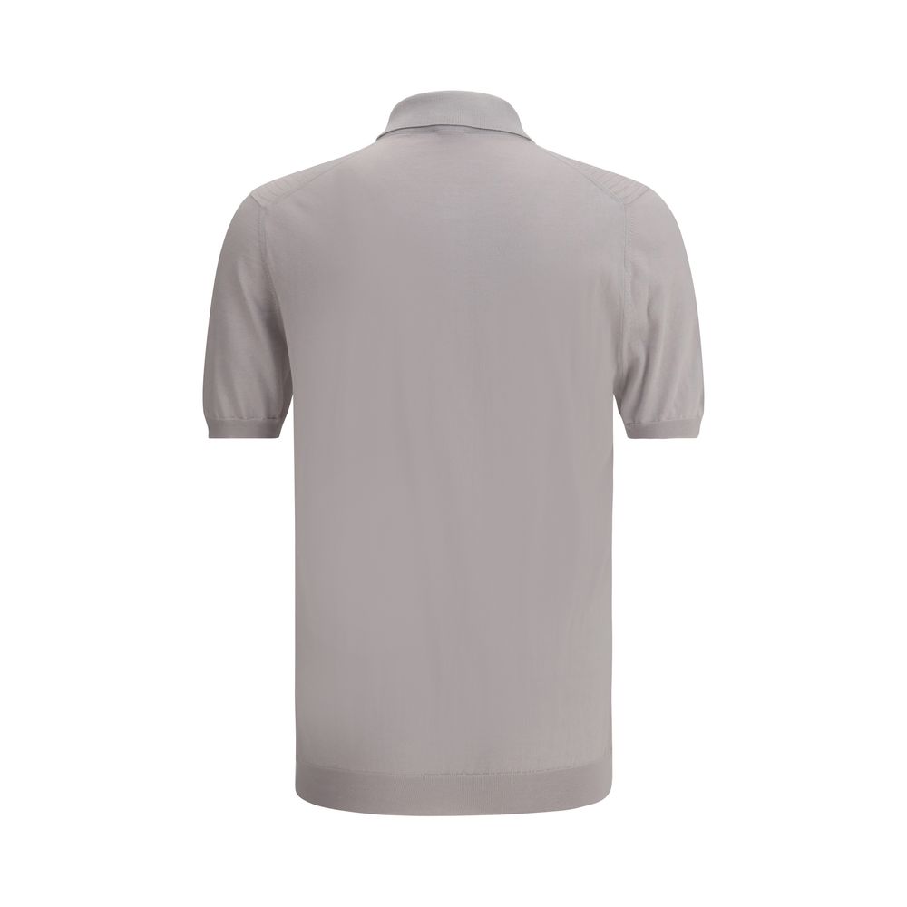 Kiton Ribbed Polo Shirt