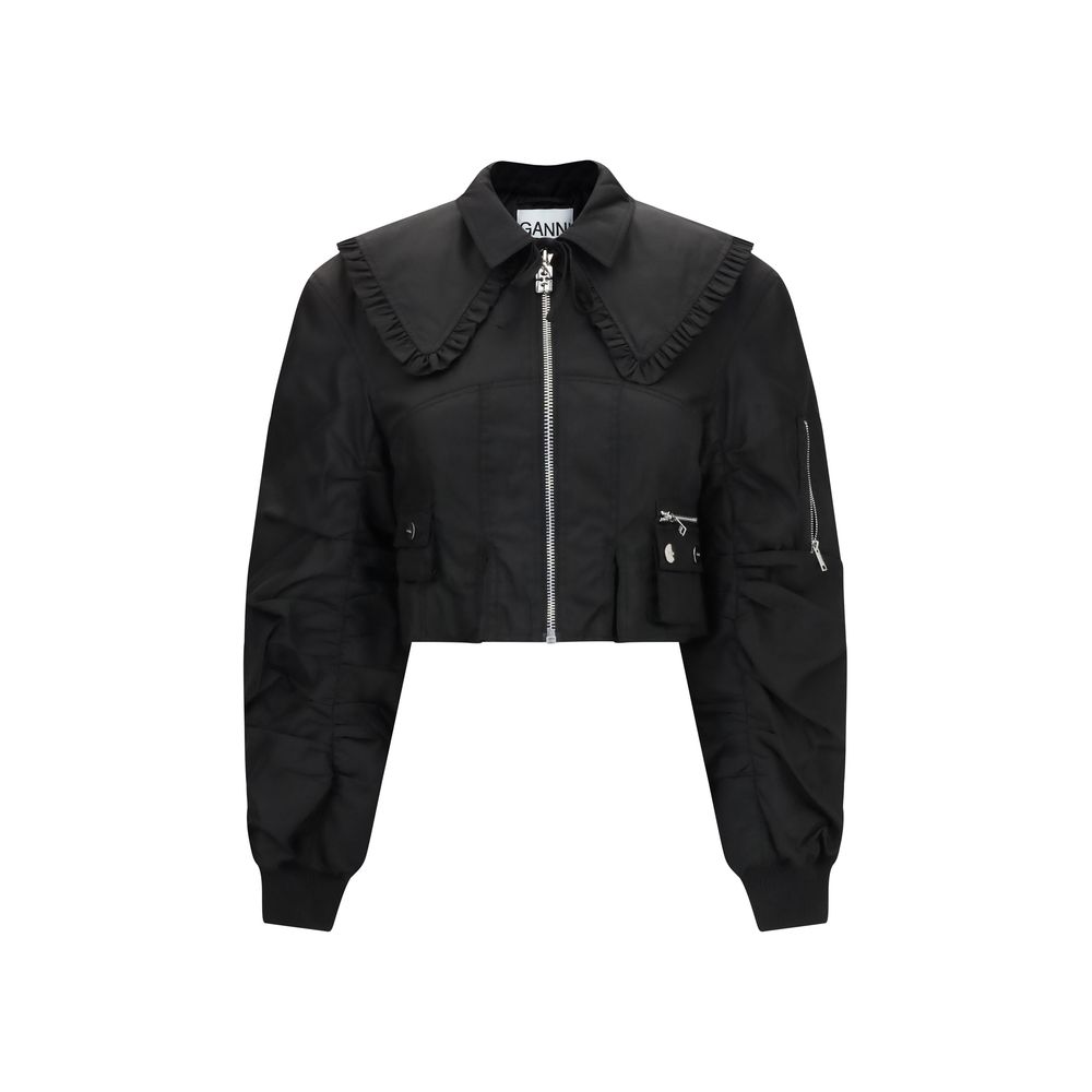 Ganni Duchesse Bomberjacke