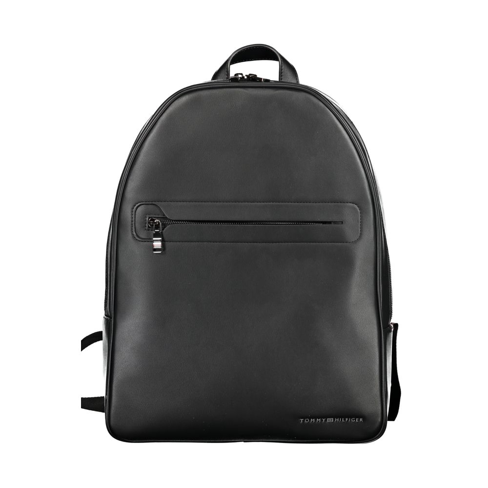 Tommy Hilfiger – Schwarzer Polyester-Rucksack