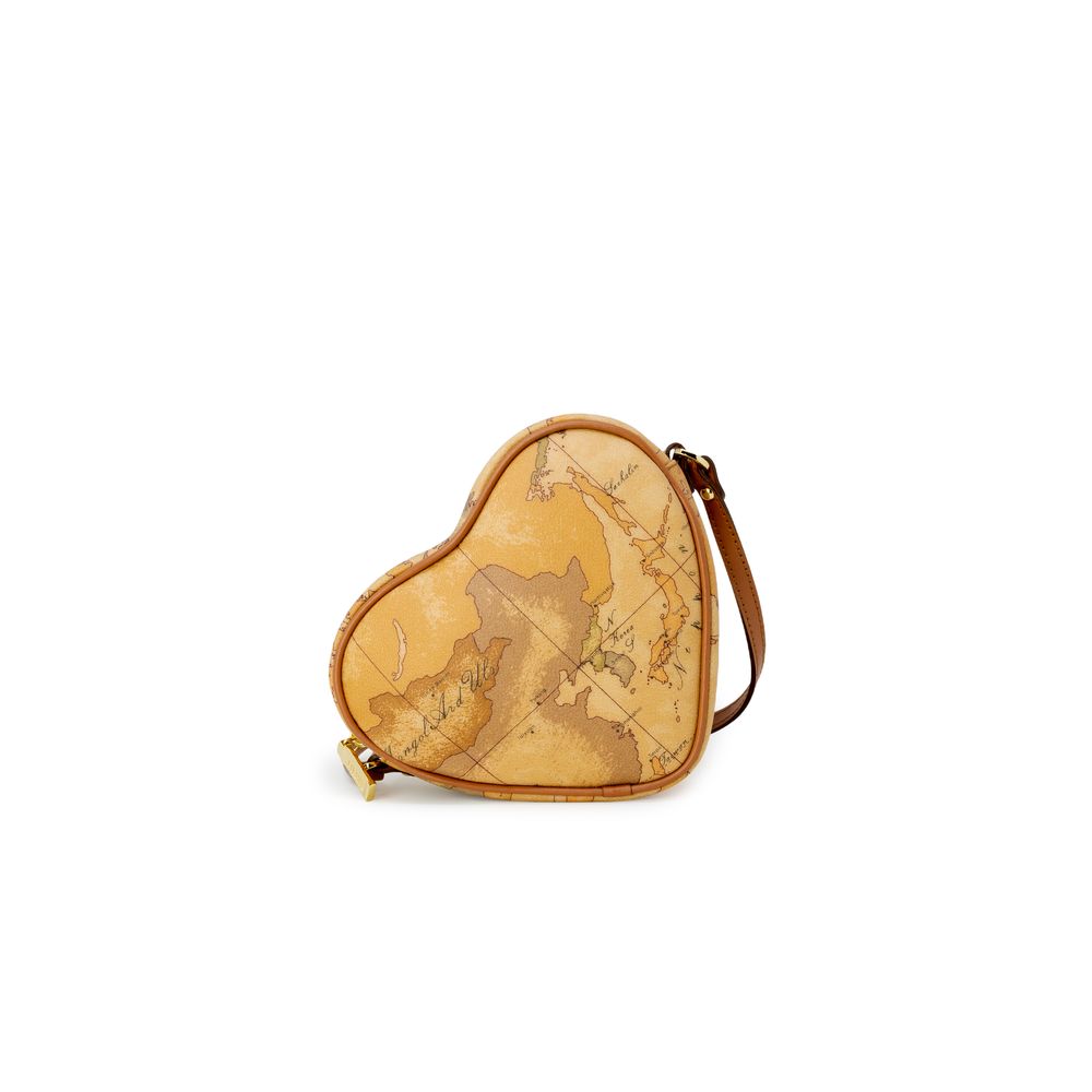 Alviero Martini Prima Classe Beige Baumwollhandtasche