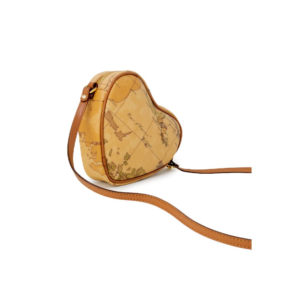 Alviero Martini Prima Classe Beige Baumwollhandtasche