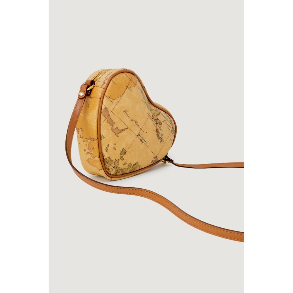 Alviero Martini Prima Classe Beige Baumwollhandtasche