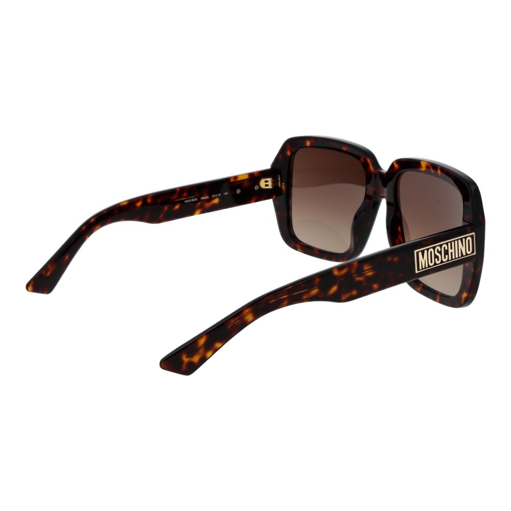Ochelari de soare Moschino maro pentru femei