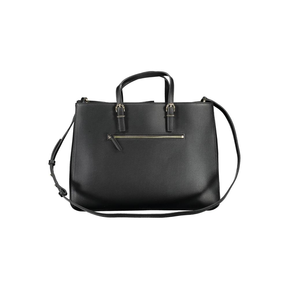 Tommy Hilfiger – Schwarze Handtasche aus Polyethylen für Damen