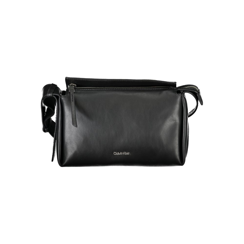 Calvin Klein Schwarze Polyester-Handtasche