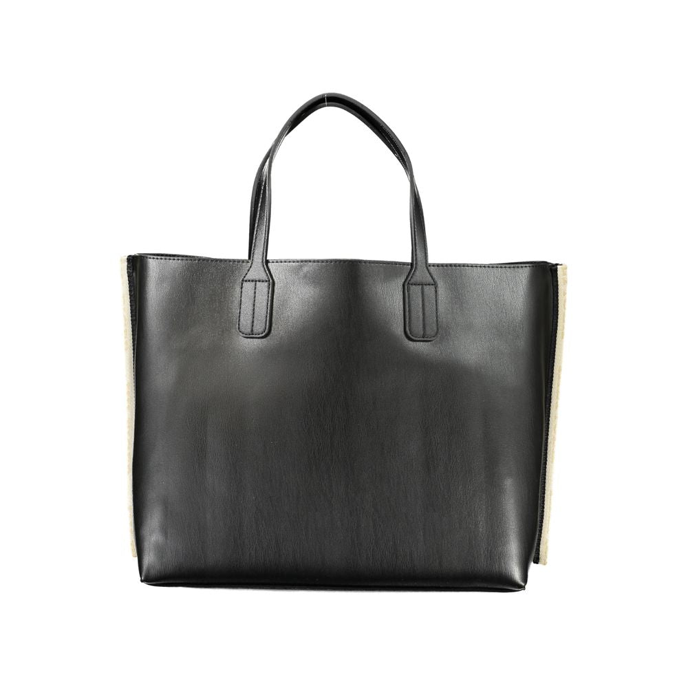 Tommy Hilfiger – Schwarze Handtasche aus Polyethylen