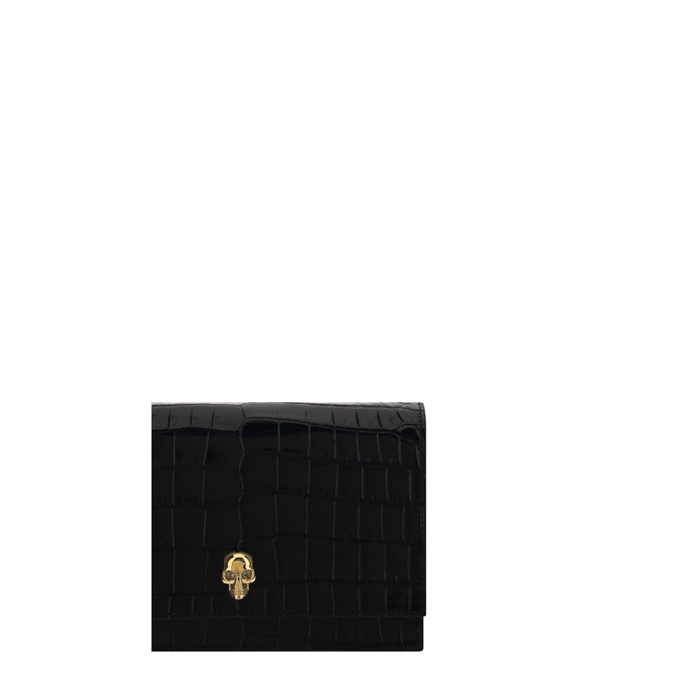 Geantă de umăr mini cu craniu Alexander McQueen