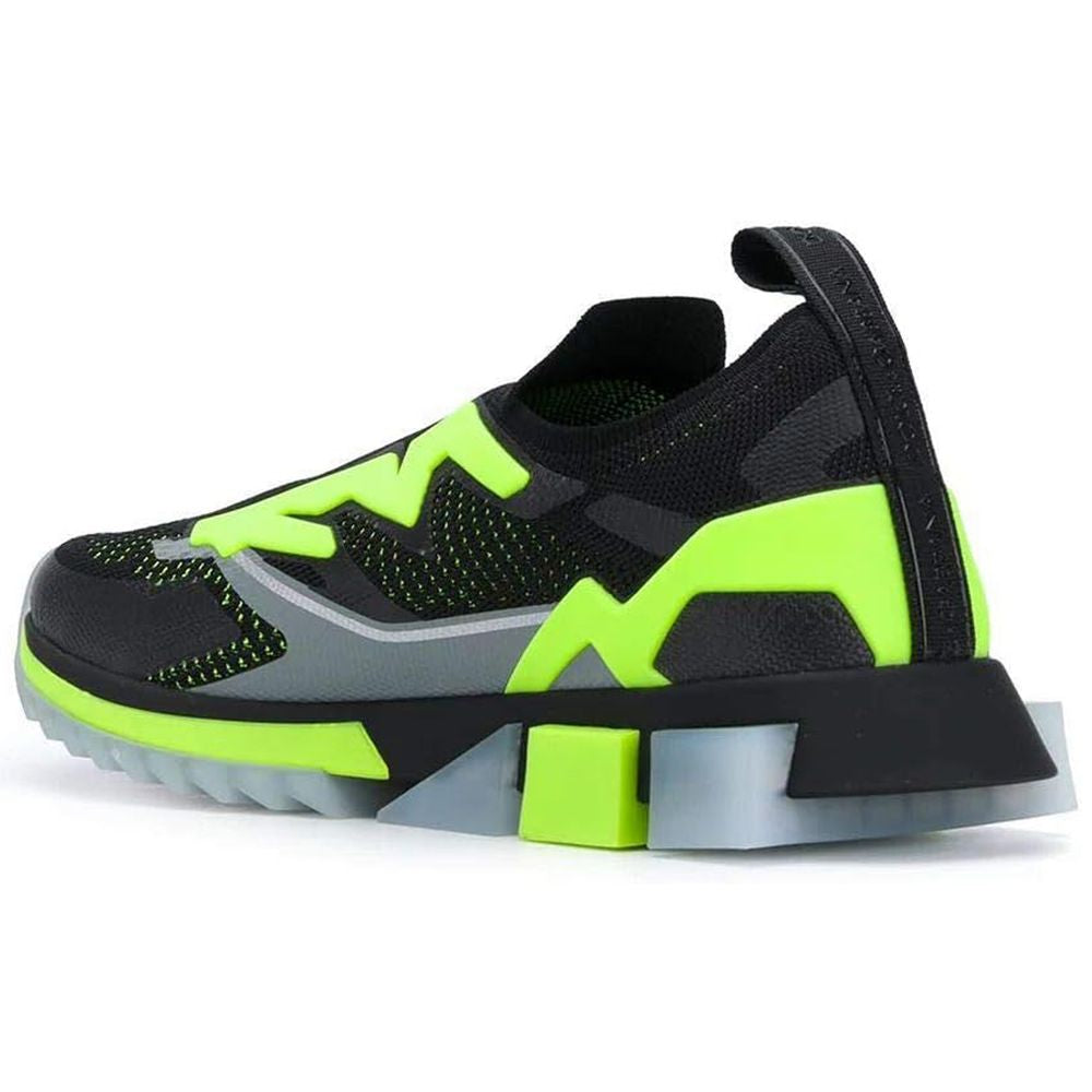 Dolce &amp; Gabbana Schwarzer Polyester-Sneaker
