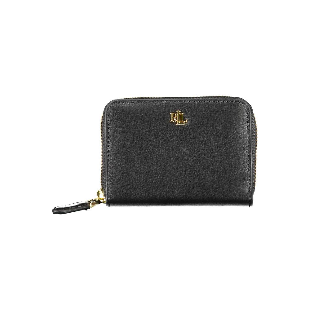 Portofel din piele neagră Ralph Lauren