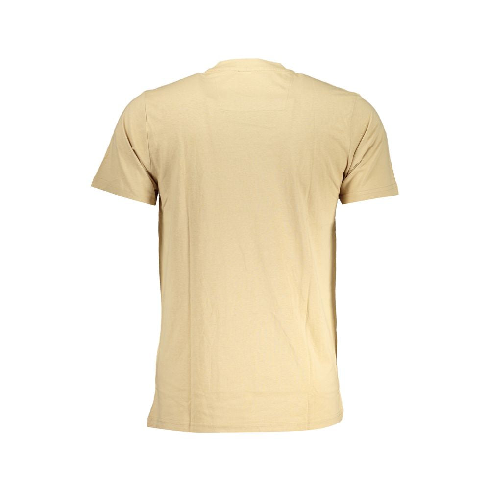Beiges Baumwoll-T-Shirt der Cavalli Class