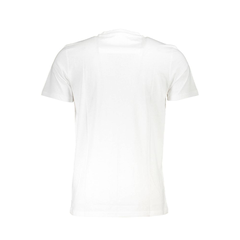 Tricou bărbătesc Cavalli Class din bumbac alb