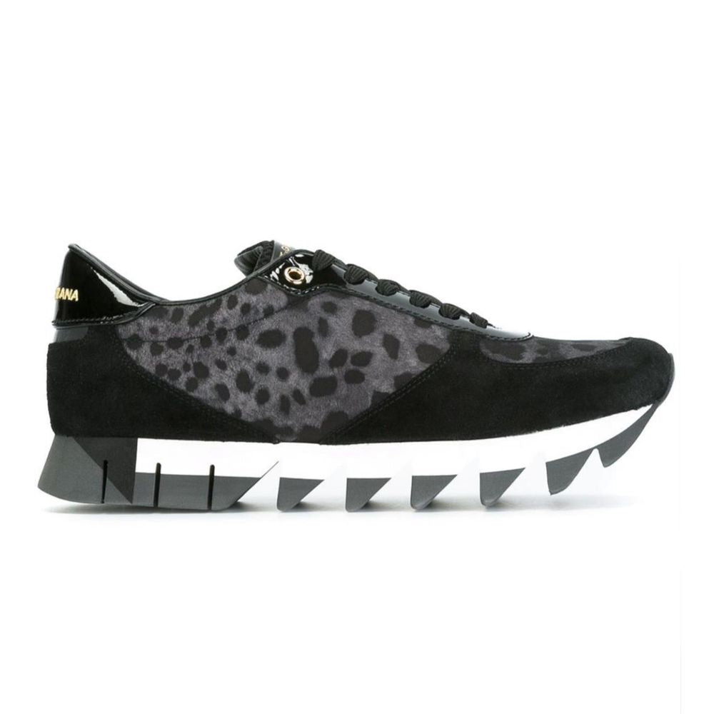 Dolce &amp; Gabbana – Sneaker aus schwarzem Kalbsleder