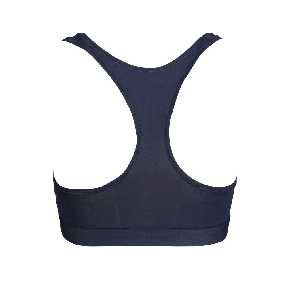 Tommy Hilfiger – Blauer Sport-BH aus Baumwolle für Damen
