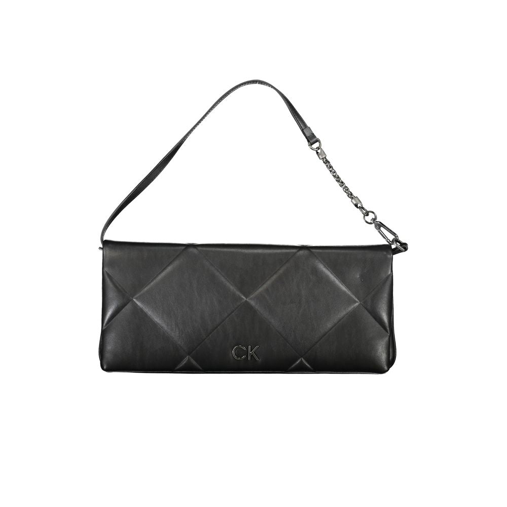Calvin Klein Schwarze Polyester-Handtasche