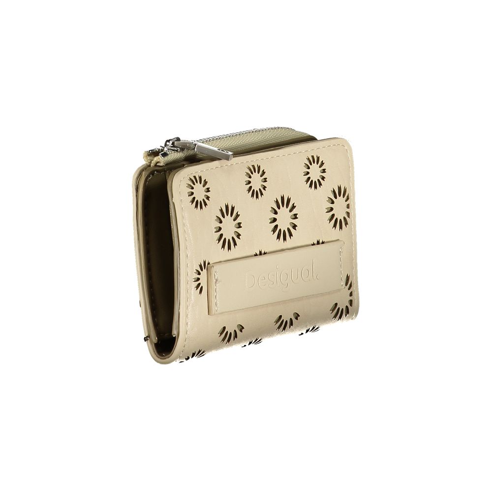 Desigual Beige Polyethylen-Geldbörse