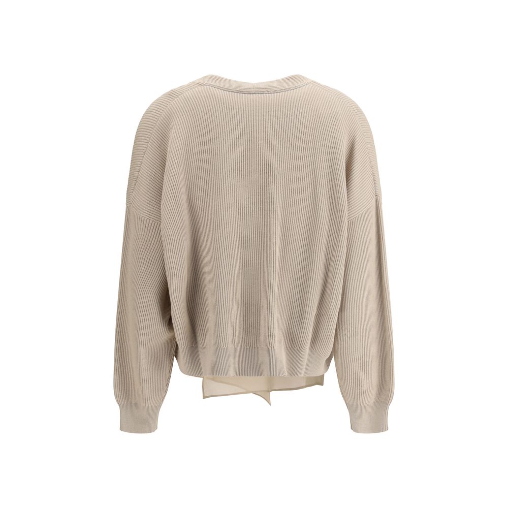 Brunello Cucinelli mehrlagiger Cardigan