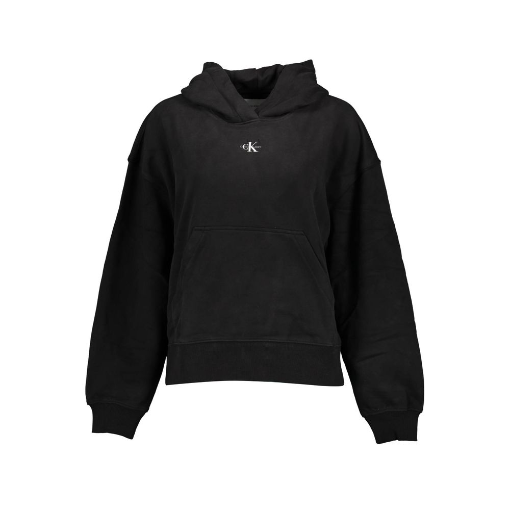 Calvin Klein Damenpullover aus schwarzer Baumwolle