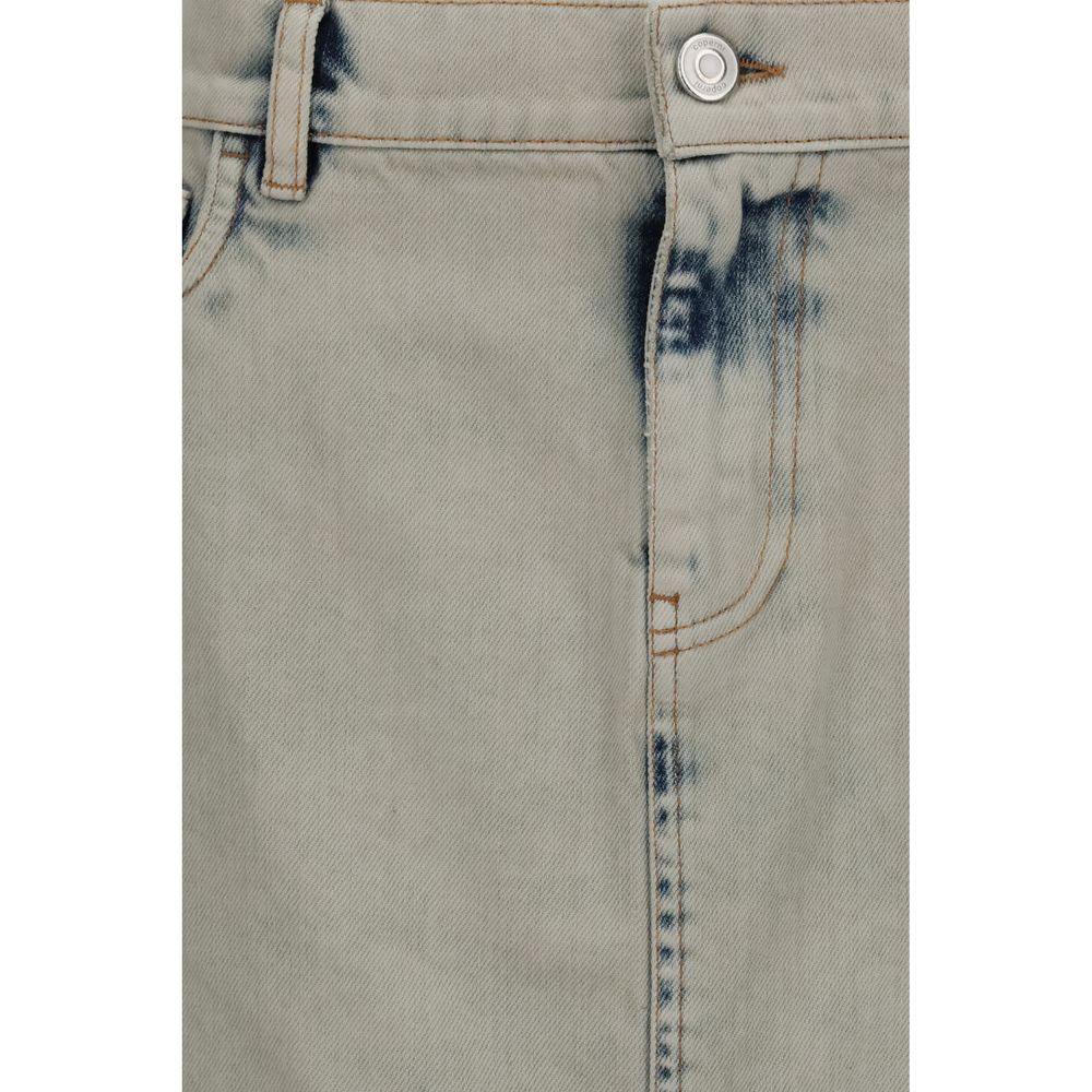 Coperni Asymmetrischer Jeans-Minirock
