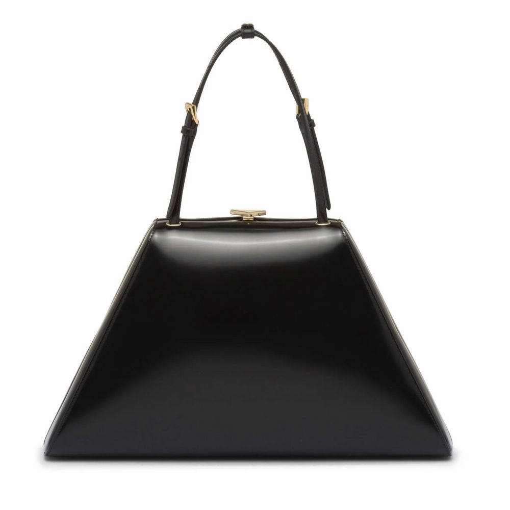 Prada Schwarze Lederhandtasche