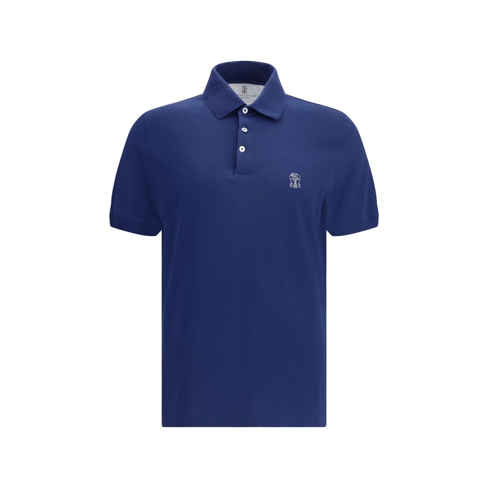 Poloshirt mit Logo von Brunello Cucinelli