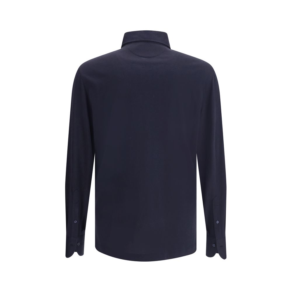 Brunello Cucinelli Seiden-Langarmshirt