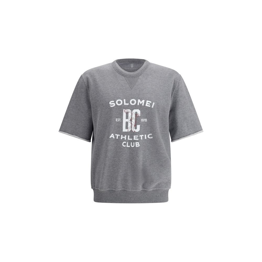 Brunello Cucinelli Kurzarm-Sweatshirt