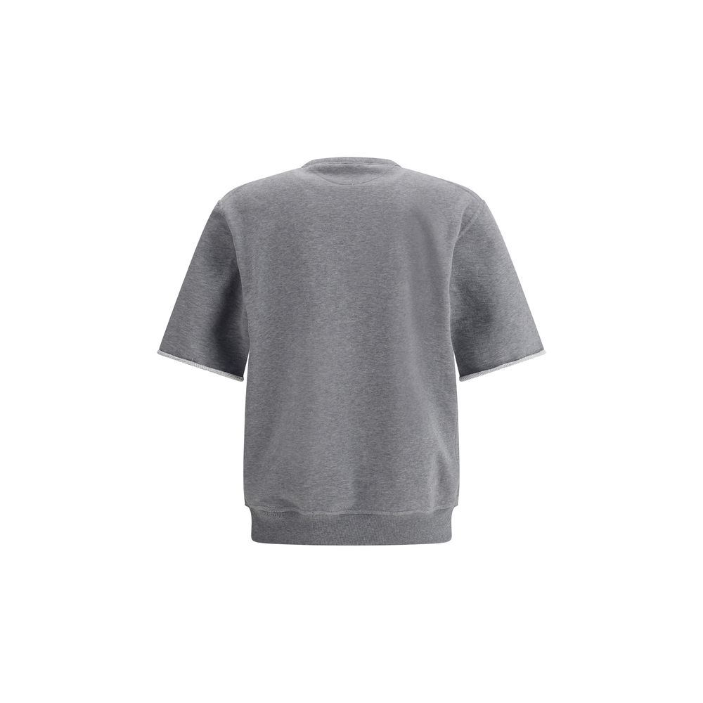 Brunello Cucinelli Kurzarm-Sweatshirt