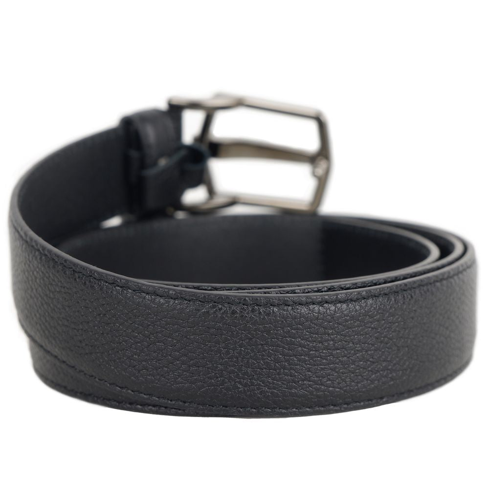 Dolce &amp; Gabbana Schwarzer Kalbsledergürtel