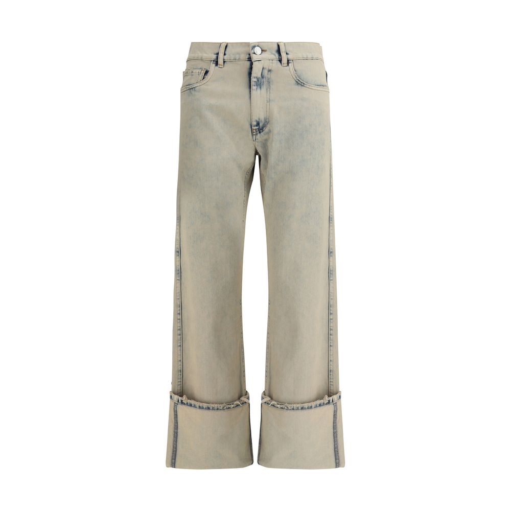 Coperni Boyfriendjeans mit Umschlag