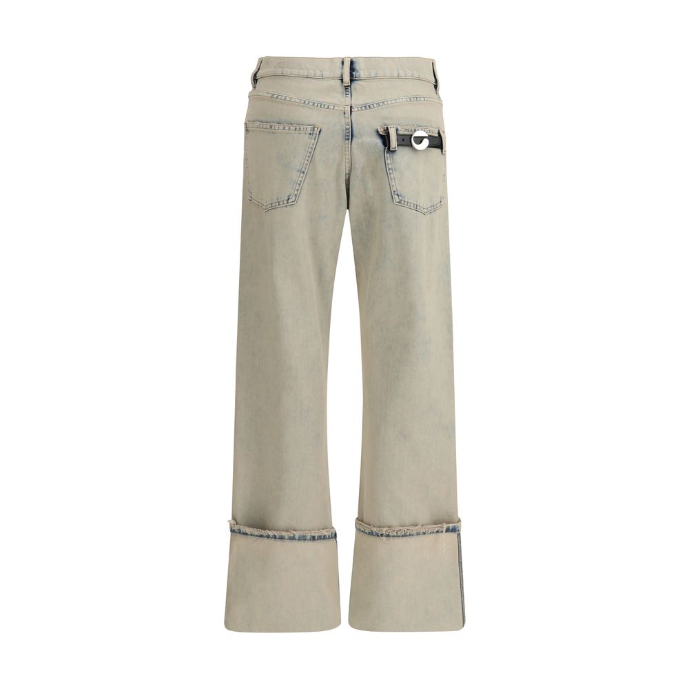 Coperni Boyfriendjeans mit Umschlag