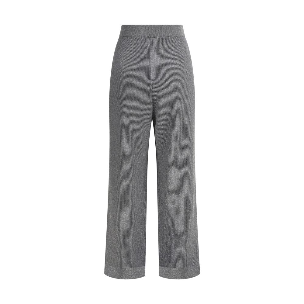 Brunello Cucinelli Gerippte Lurexhose