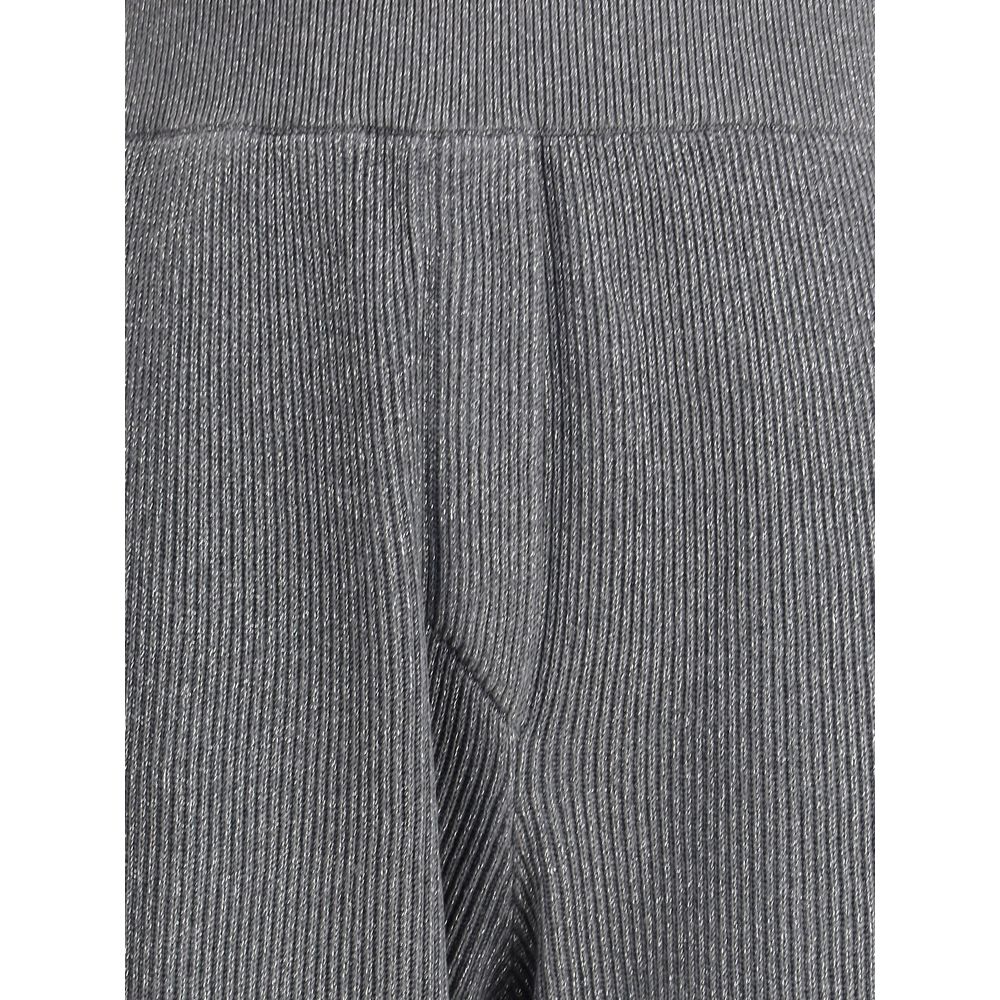 Brunello Cucinelli Gerippte Lurexhose