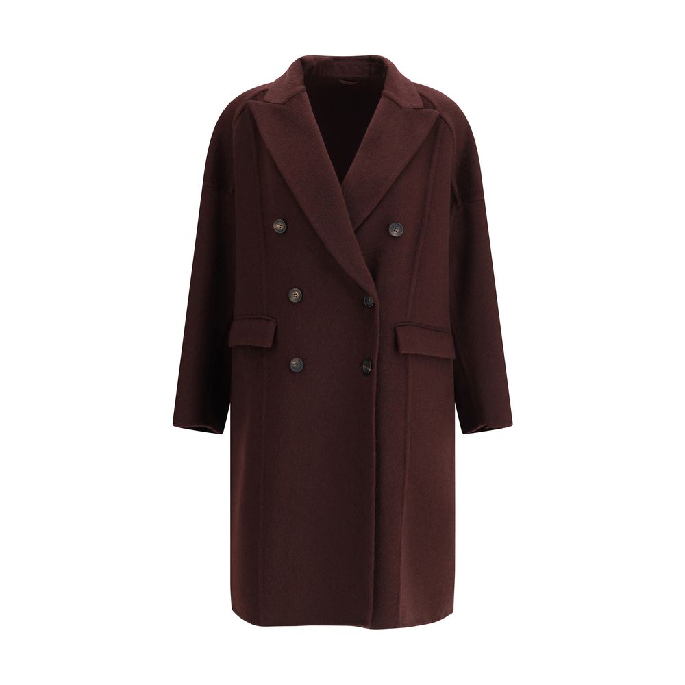 Brunello Cucinelli Zweireihiger Mantel
