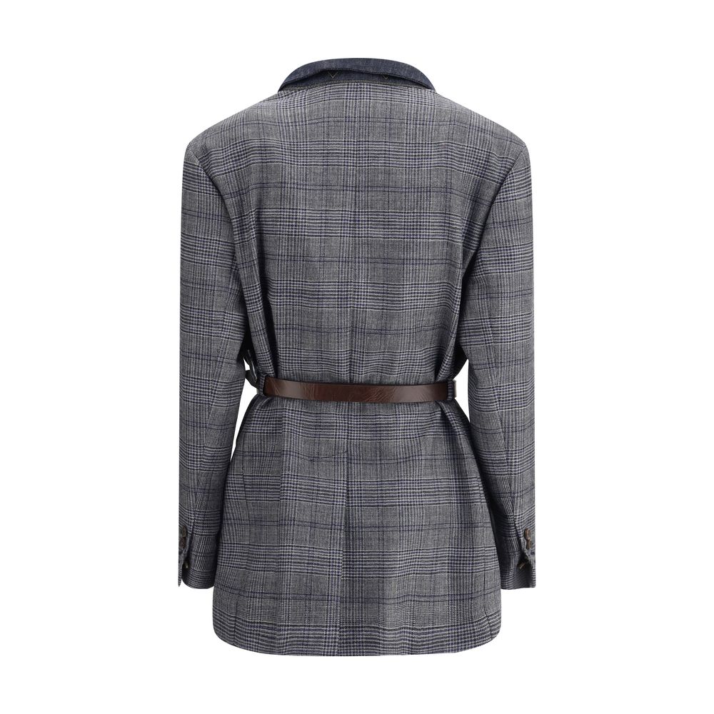 Blazer von Brunello Cucinelli mit Prince-of-Wales-Muster