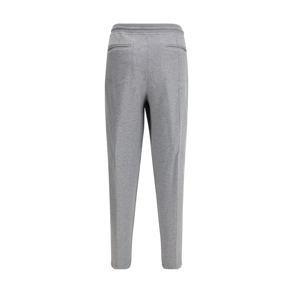 Pantaloni de sport Brunello Cucinelli din bumbac și cașmir