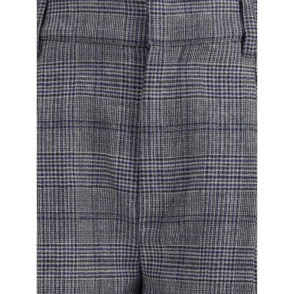 Brunello Cucinelli Hose mit Prince-of-Wales-Muster